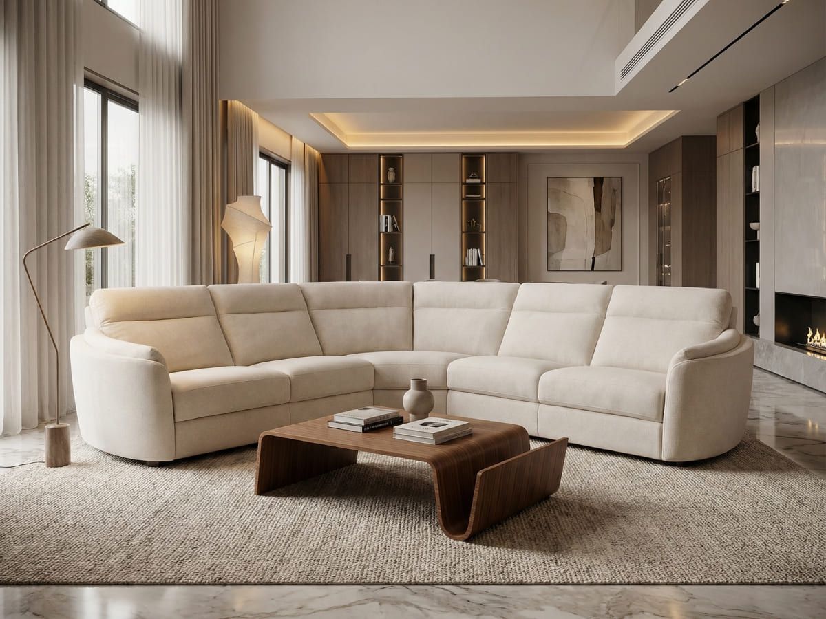 סלון פינתי SINFONIA במגוון ריפודים וצבעים