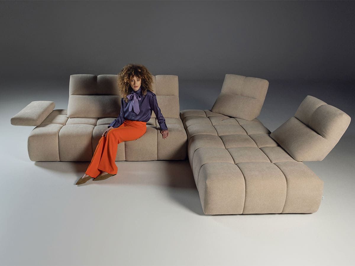 סלון פינתי SOMMIER במגוון ריפודים וצבעים