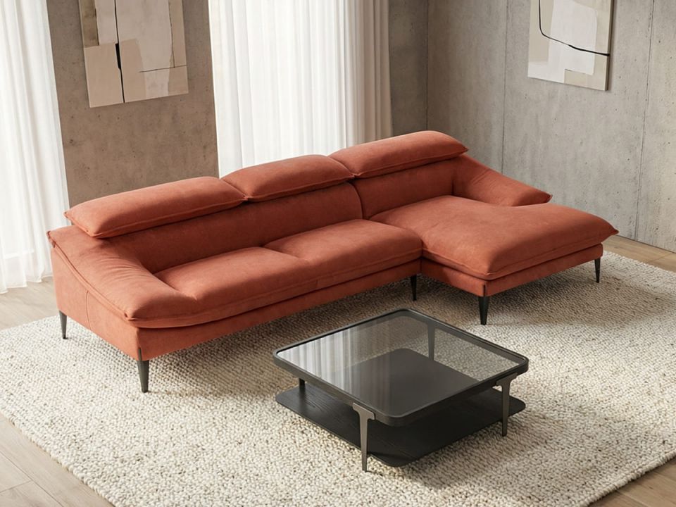 ספת שזלונג FLAN במגוון ריפודים וצבעים