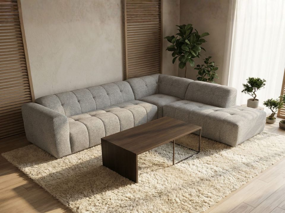 מערכת ישיבה פינתית CARDIFF  במגוון ריפודים וצבעים