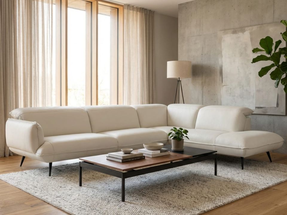 סלון פינתי עם הדום MANNEQUIN במגוון ריפודים וצבעים