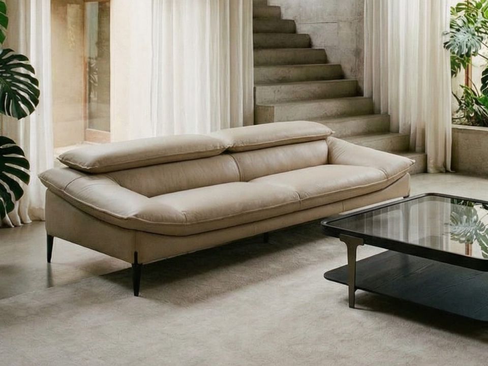 ספה תלת מושבית FLAN במגוון ריפודים וצבעים