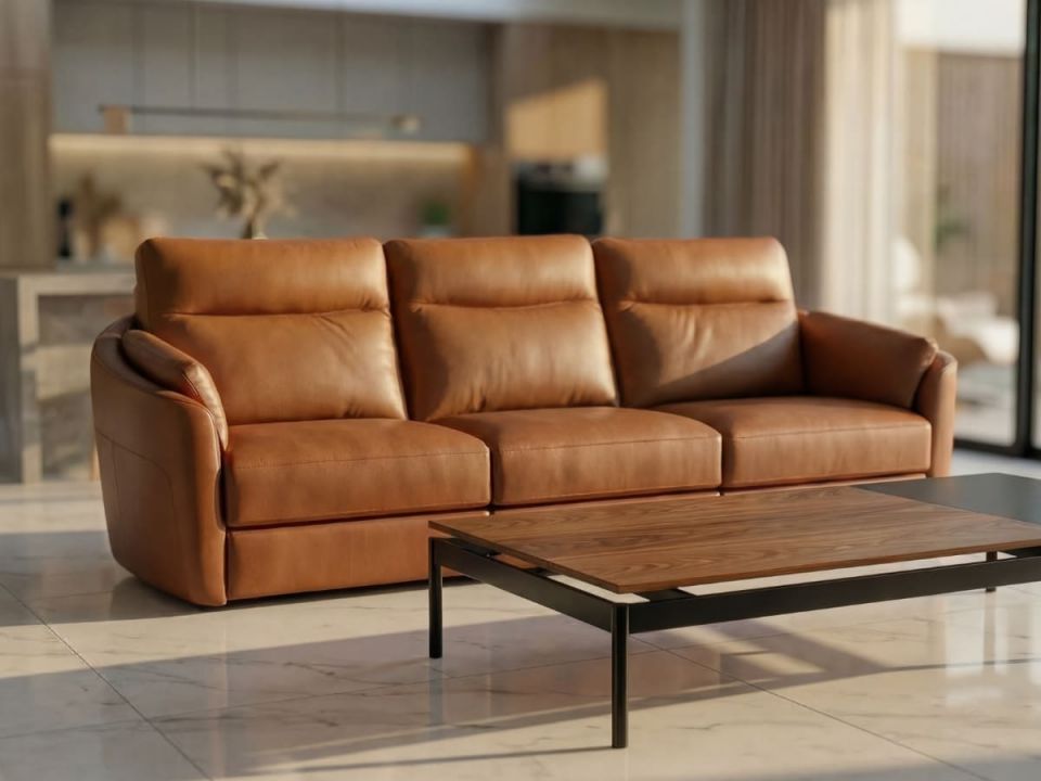 ספה תלת מושבית SINFONIA במגוון ריפודים וצבעים