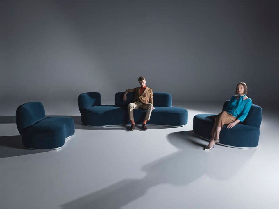 מערכת ישיבה מעוצבת I SASSI במגוון ריפודים וצבעים