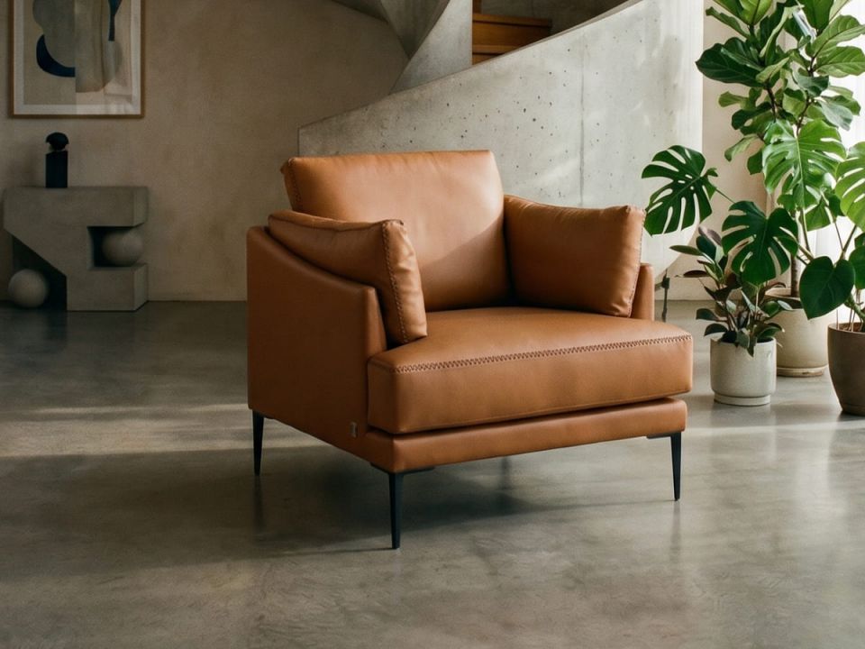 כורסה FLEUR במגוון ריפודים וצבעים